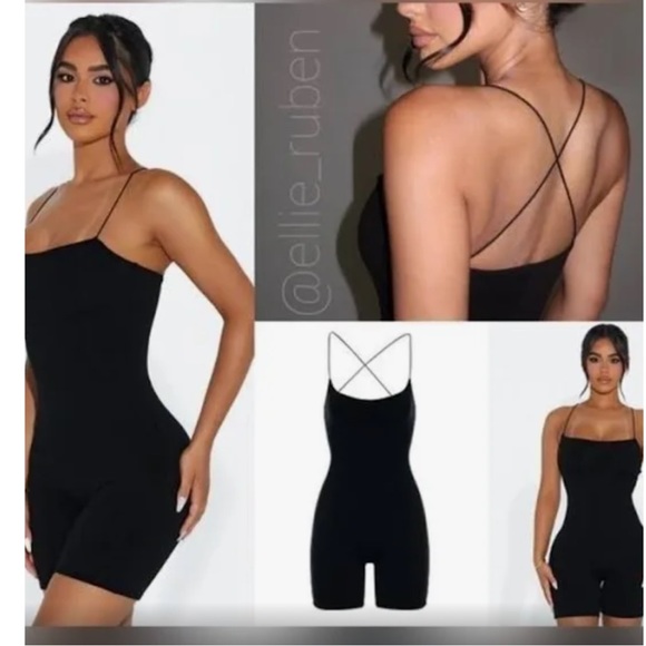 naked wardrobe Pants - NWOT Naked Wardrobe nw scooped up romper